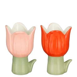 Pot tulp rood - l8xb9xh13,5cm|ohgreen Outlet