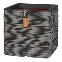Pot vierkant rib 40x40x40 antr|ohgreen Discount