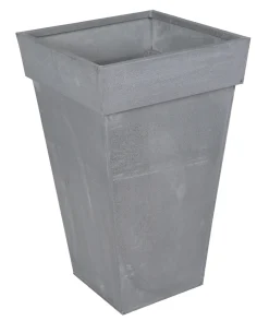 Pot zinc vierkant hoog old look 32x50|ohgreen Clearance