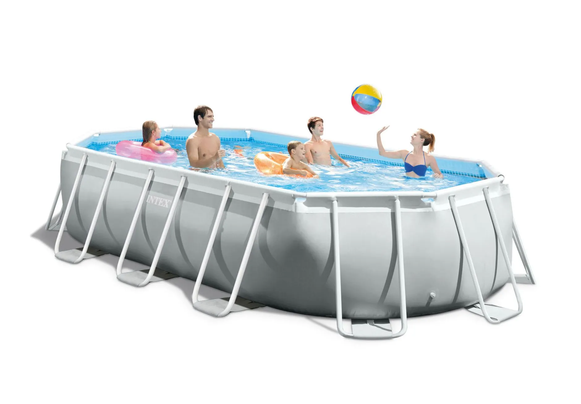 Prism frame oval pool set 503x274x122cm|ohgreen Clearance