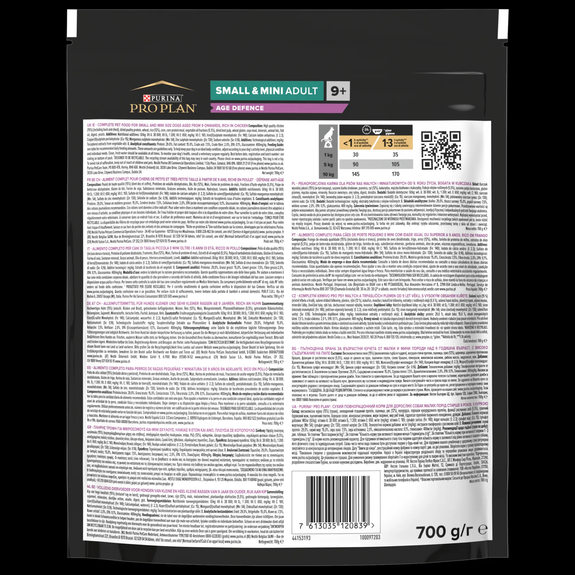 Pro plan small&mini adult 9+ optiage kip 700g|ohgreen Sale