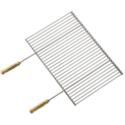 Professioneel rooster uit chroom en hout 70x40cm FSC 100%|ohgreen Best