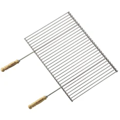 Professioneel rooster uit chroom en hout 58,5x40cm FSC 100%|ohgreen Sale