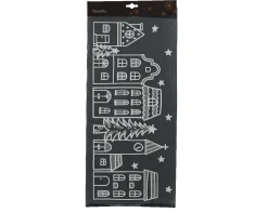 Raamdecoratie pet glitters|ohgreen