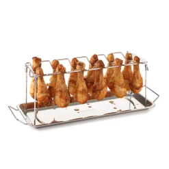 Rek voor 12 drumsticks uit rvs 37,5x15,5x2cm|ohgreen