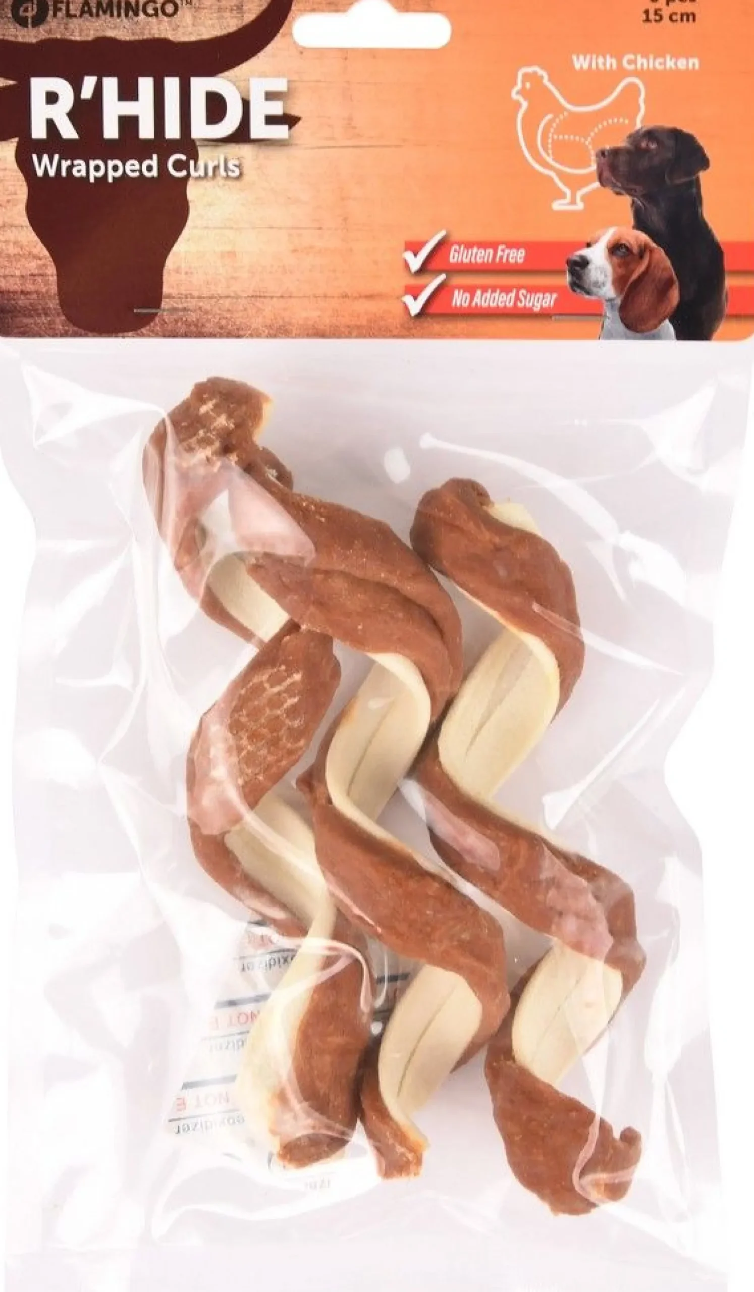 R'hide chicken wrapped curl 15cm 3st 110gr|ohgreen Clearance