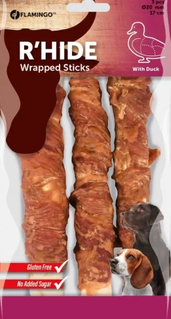 R'hide staaf met eend 20mm 17cm 3st 155g|ohgreen Discount