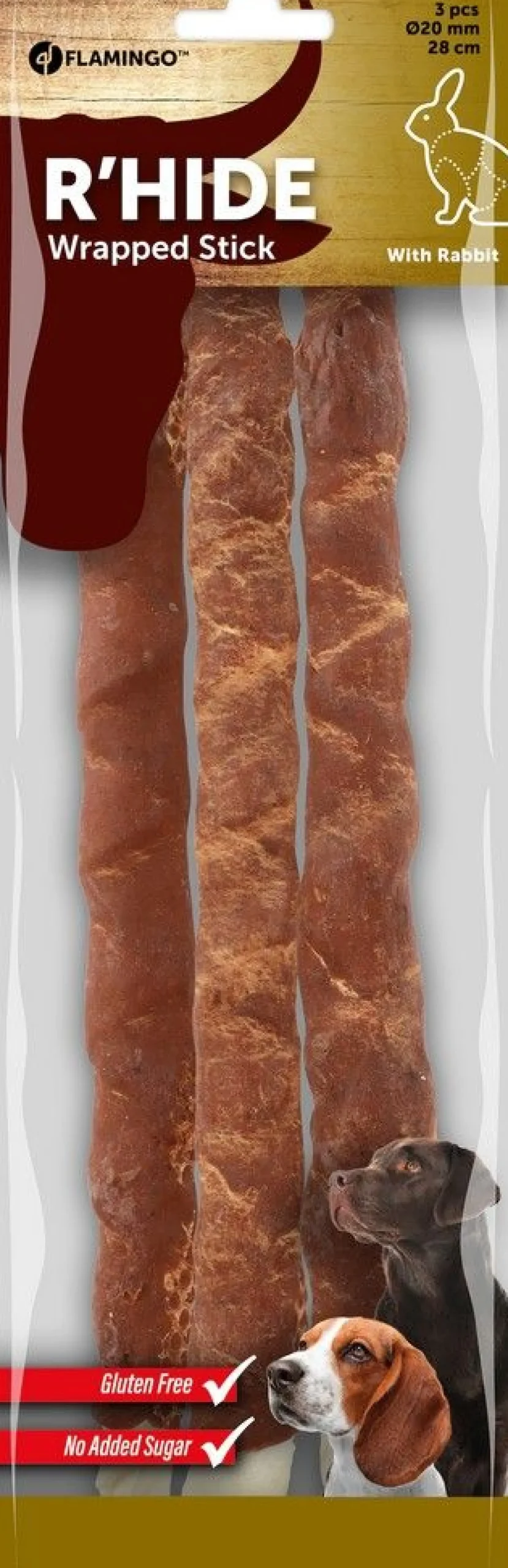 R'hide staaf met konijn 20mm 28cm 3st 280g|ohgreen Sale