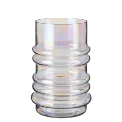 Riga vaas glas parelmoer - h27xd18cm|ohgreen Best