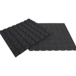 Rubberen tegel zwart 100x100x2,5cm|ohgreen Hot