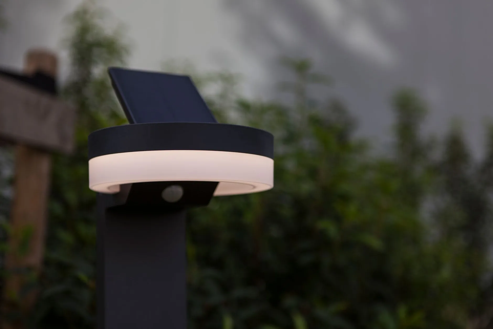 Runda solar tuinpaal|ohgreen