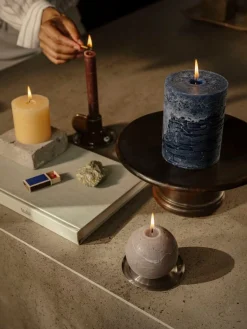 Rustieke pillarkaars|ohgreen