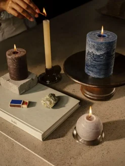 Rustieke pillarkaars|ohgreen Clearance