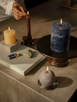 Rustieke pillarkaars|ohgreen Hot