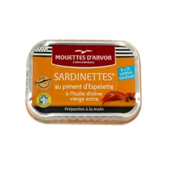 Sardinettes espelette & olijfolie 100g|ohgreen Discount
