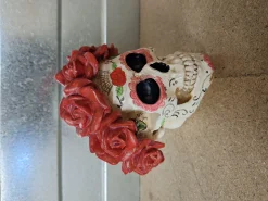 Schedel met rozen|ohgreen Sale