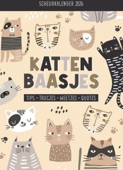 Scheurkalender 2026 kattenbaasjes|ohgreen New