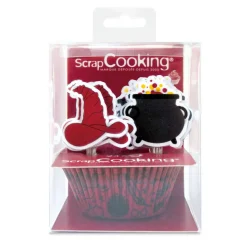Set van 24 baking cups en cupcake toppers|ohgreen Hot