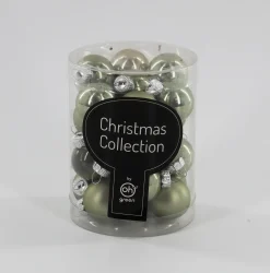 Set van 24 kerstballen|ohgreen