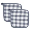 Set van 2 pannenlap gingham|ohgreen Hot