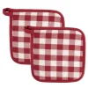 Set van 2 pannenlap gingham|ohgreen