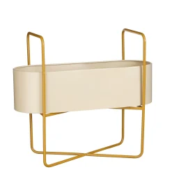 Shandy pot op standaard l.bruin - l54xb23xh48cm|ohgreen Clearance