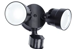 Shrimp wandlamp security licht met sensor zwart led 12w|ohgreen Hot