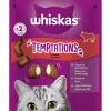 Snacks voor katten |whiskas temptations rund 60g|ohgreen Online