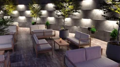 Sofa 3-zit Salvatore in teak en weaving rope (links)|ohgreen Sale