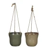 Stef hangpot rond taupe 2 assorti - h14xd14cm|ohgreen New