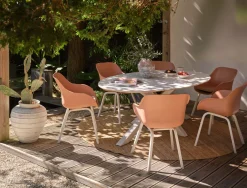 Stoel Le Soleil wit/roze|ohgreen Discount