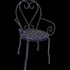 Stoel Rodin in metaal zwart met armleuningen|ohgreen Online