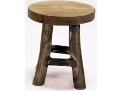 Stool teak natuur|ohgreen Online