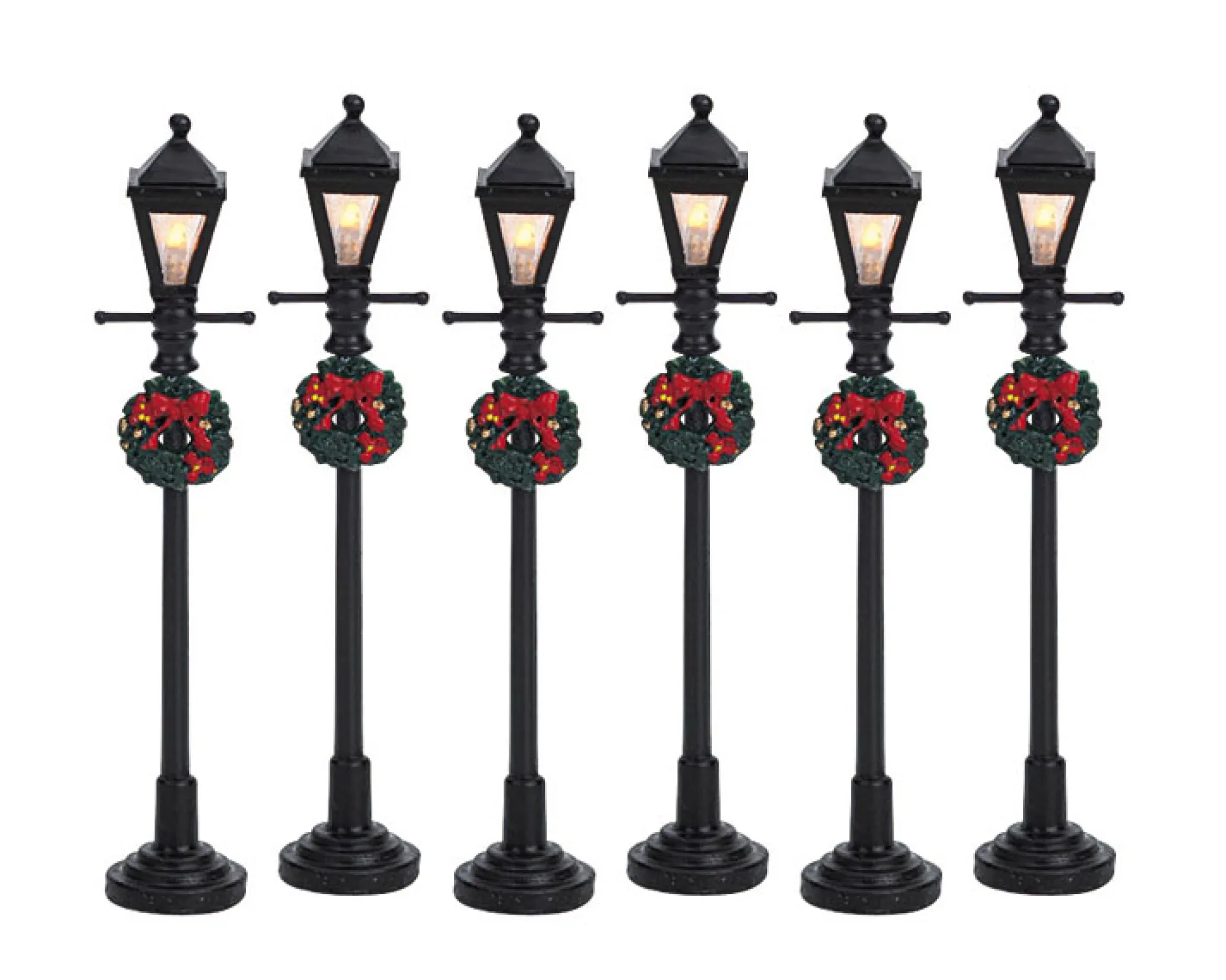 Straatlantaarn op gas, set van 6, b/o (4,5v)|ohgreen Hot