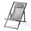 Strandstoel Libec antraciet/zilvergrijs|ohgreen Discount