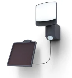 Sunshine solar wandlamp met sensor antractiet grijs led 7w|ohgreen Hot