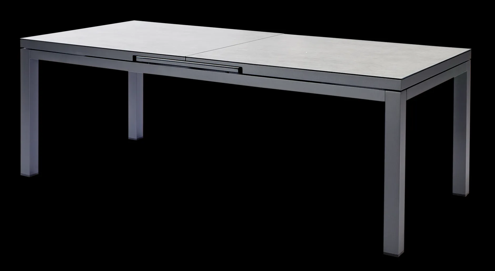 Tafel Albin 220-280x100cm antraciet/keramiek|ohgreen Discount