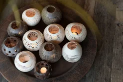 Theelichthouder kokosnoot|ohgreen Hot