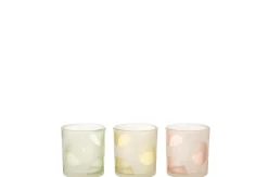 Theelichthouder rond glas small|ohgreen