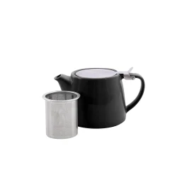 THEEPOT+INFUSER ZWART 500ML|ohgreen