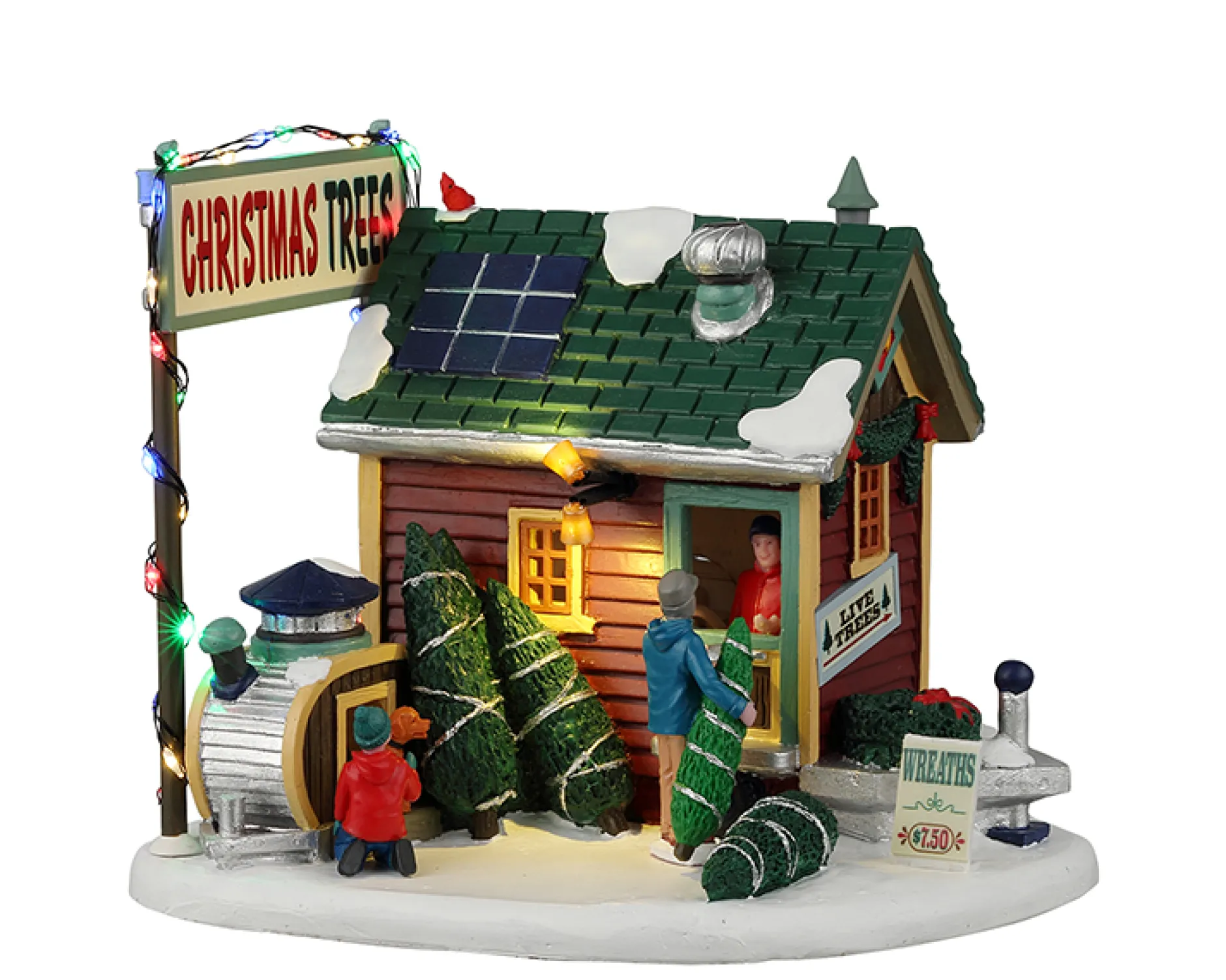 Tiny house tree lot, b/o (4,5v)|ohgreen