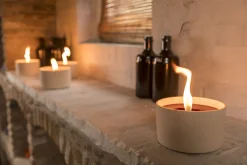 Tuinkaars in ronde terracotta schaal wit 11u - zwart|ohgreen Online