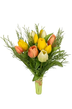 Tulpenbundel/gras geel/zalm mix|ohgreen Clearance