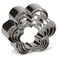 Uitduwvormpjes bloem inox 5st|ohgreen Hot