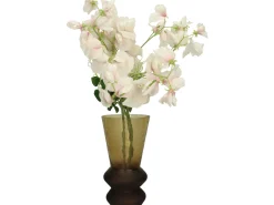 Vaas glas bruin 12x12x22.5cm|ohgreen Clearance