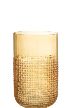 Vaas glas oranje medium|ohgreen Online