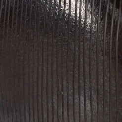 Vaas glas zwart 23.5x7x21.5cm|ohgreen Sale