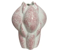 Vaas keramiek 27cm roze|ohgreen Clearance