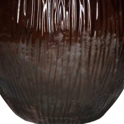 Vaas recycled glas bruin 34x34x75cm|ohgreen Online