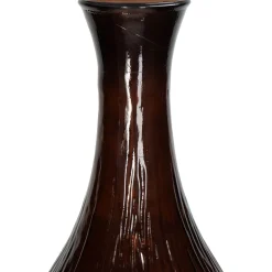 Vaas recycled glas bruin 34x34x75cm|ohgreen Online